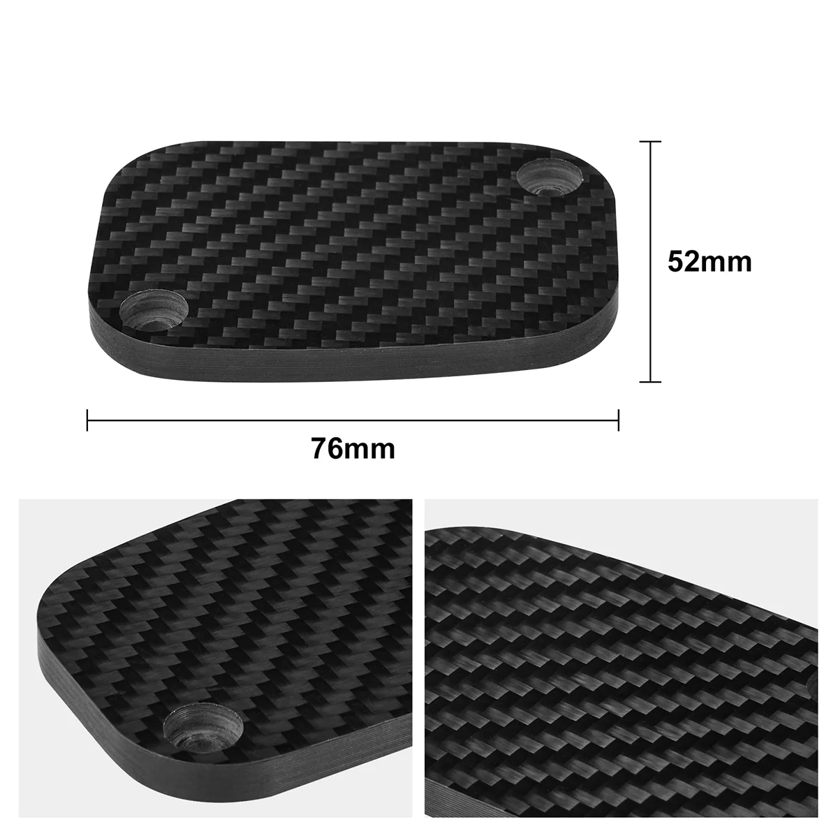 Carbon Fiber Brake Master Cylinder Cover For Harley Road King Electra Street Glide - Image 4