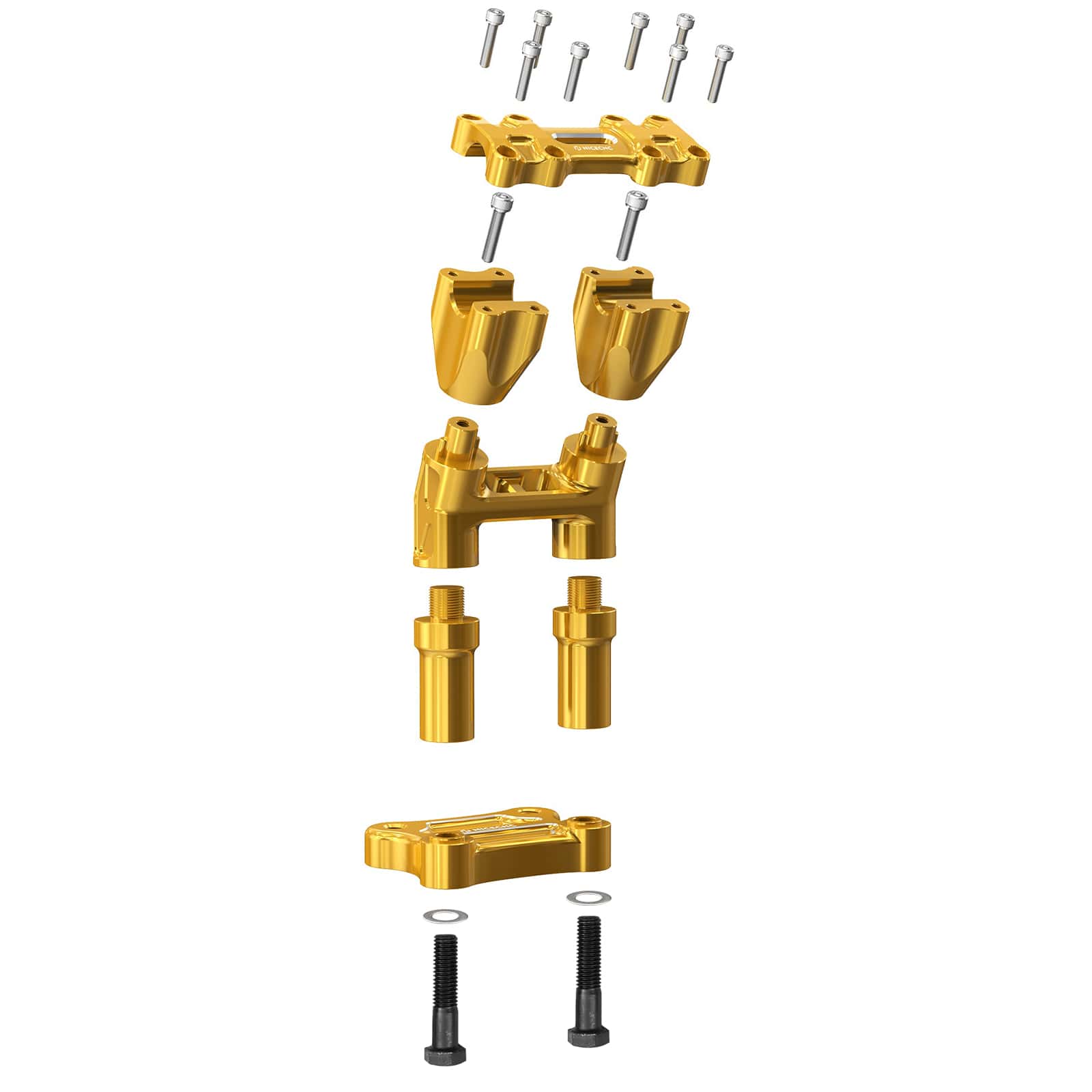 Modular Kickback Risers For Harley Tri Electra Street Glide Ultra Limited 1" Handlebar - Image 19