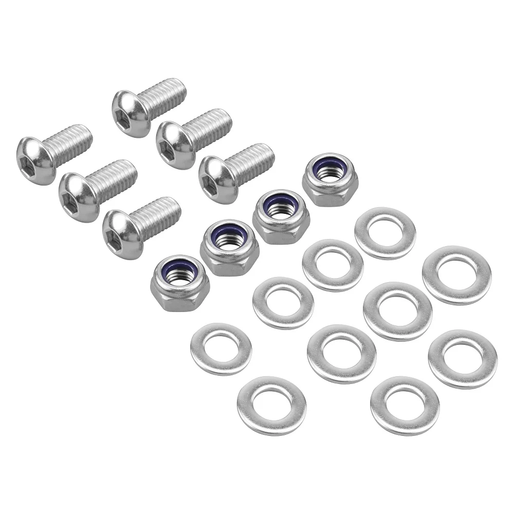 ATV Heel Foot Guard Footpeg Bolts Nuts Washers Kit For Yamaha Banshee 350 - Image 4