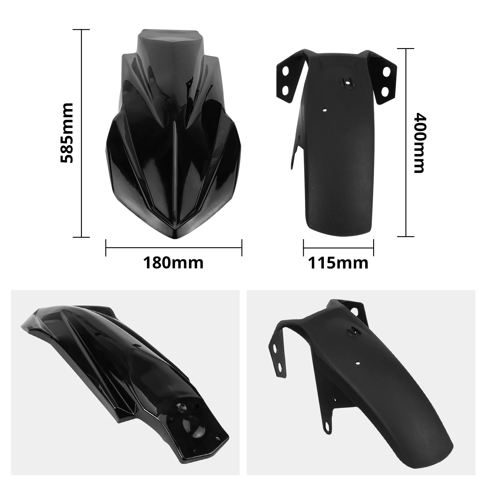 High Fender Kit For Yamaha Tenere 700 / XTZ700 2019-2025 - Image 3
