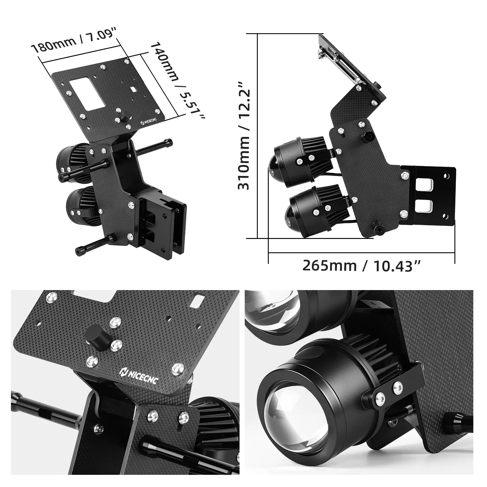 High-Power Plug & Play Adjustable Rally Kit For Yamaha Tenere 700 2019-2024 - Image 5