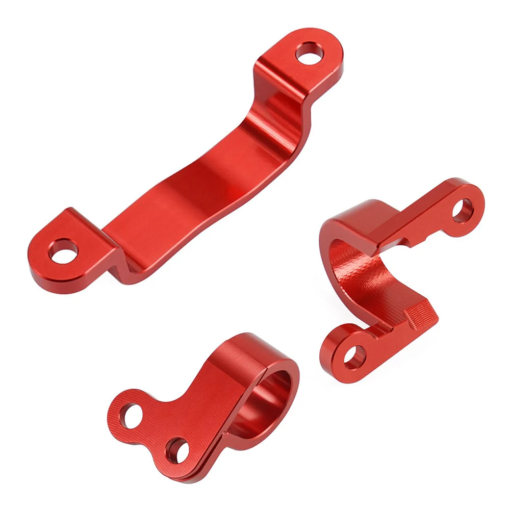 3PCS Rear Brake Line Guide Cable Clamps for Honda CRF450R/X CRF250R - Image 2