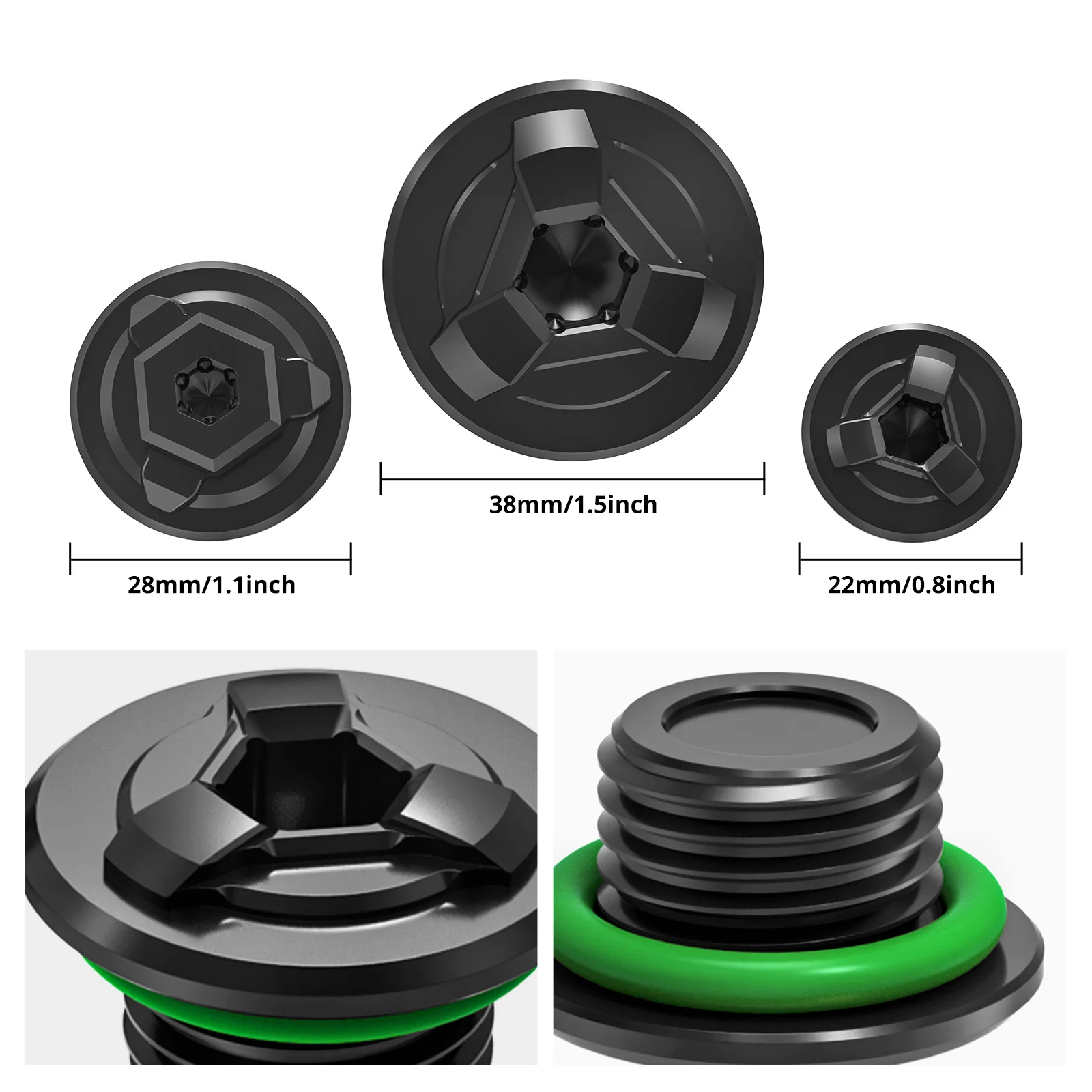 Engine Timing Crankshaft Plug Oil Filler Cap Kit For Honda Africa Twin CRF 1000L 1100L - Image 11