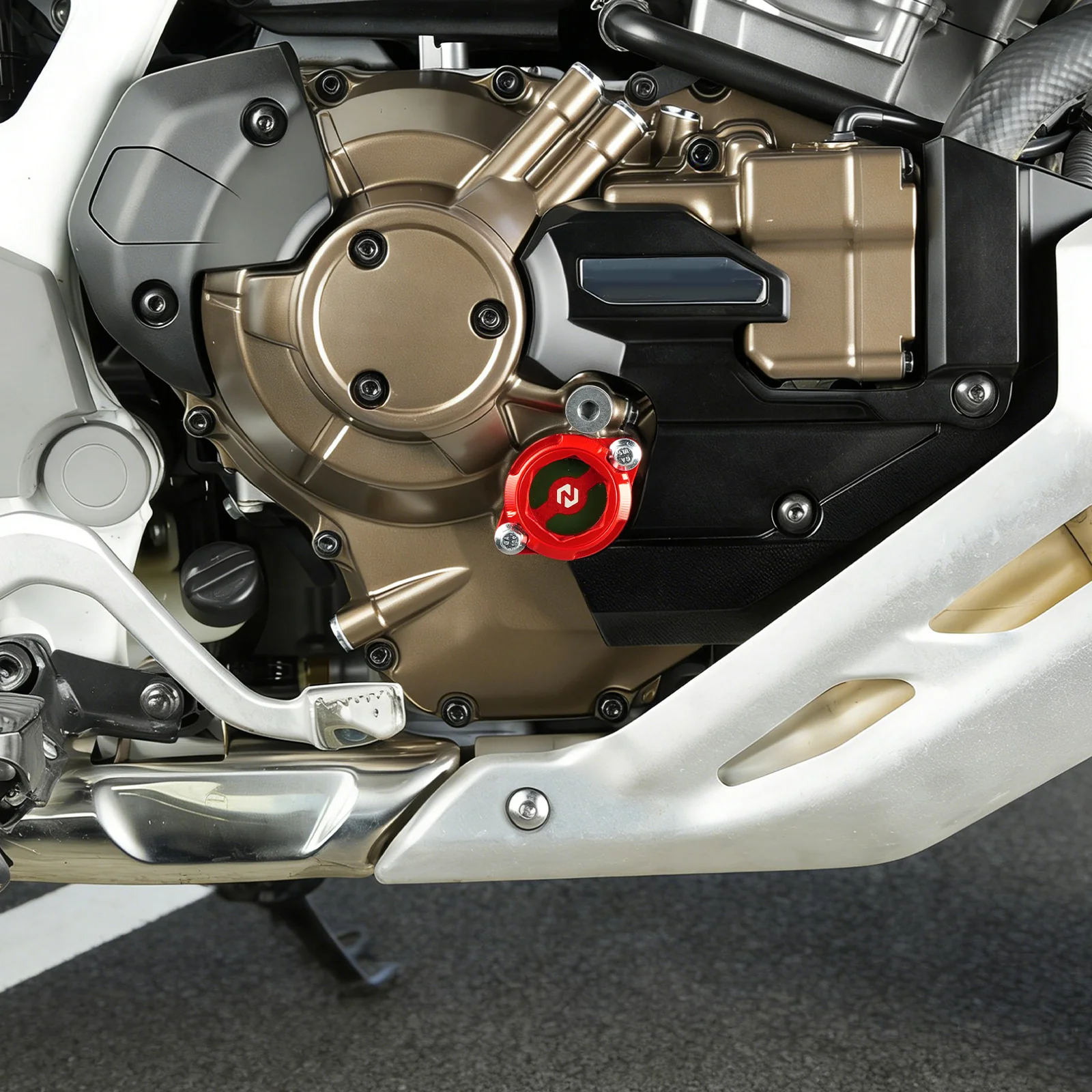 Transparent Oil Filter Cover For Honda Africa Twin CRF 1000 1100L ADV Sports - Image 10