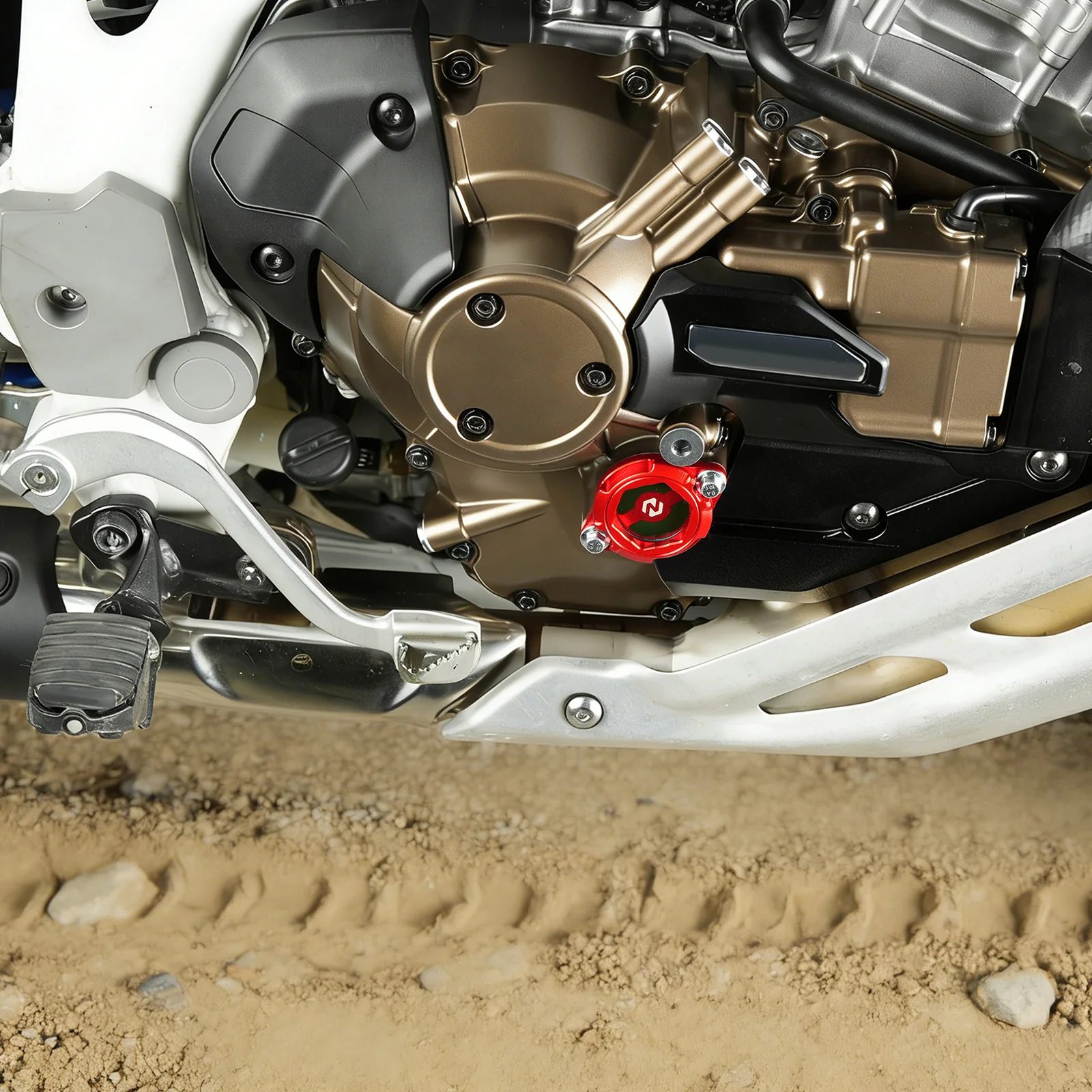 Transparent Oil Filter Cover For Honda Africa Twin CRF 1000 1100L ADV Sports - Image 9