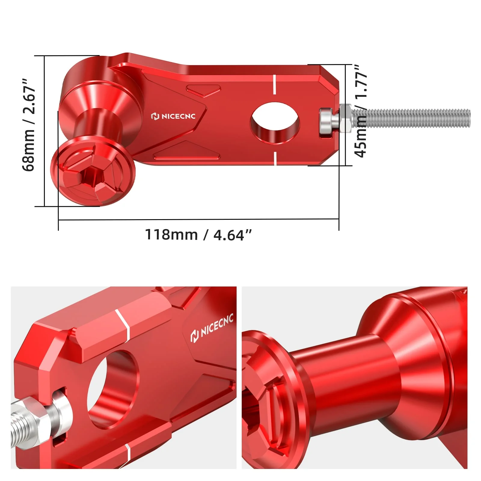 Rear Axle Blocks Chain Tensioner Adjuster For Honda Africa Twin CRF 1100L 2020-2026 - Image 7