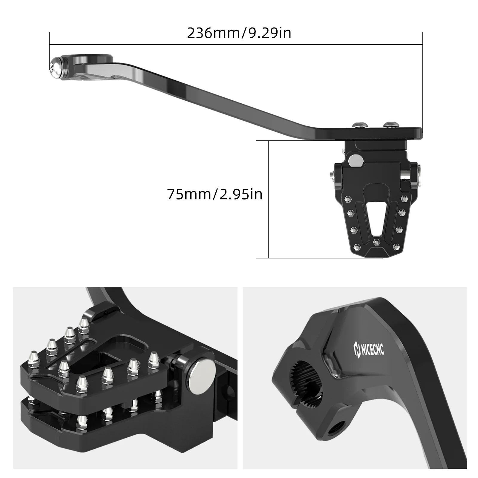Dual Height Rear Brake Pedal Lever Assly For Honda Africa Twin CRF 1000 1100L - Image 9