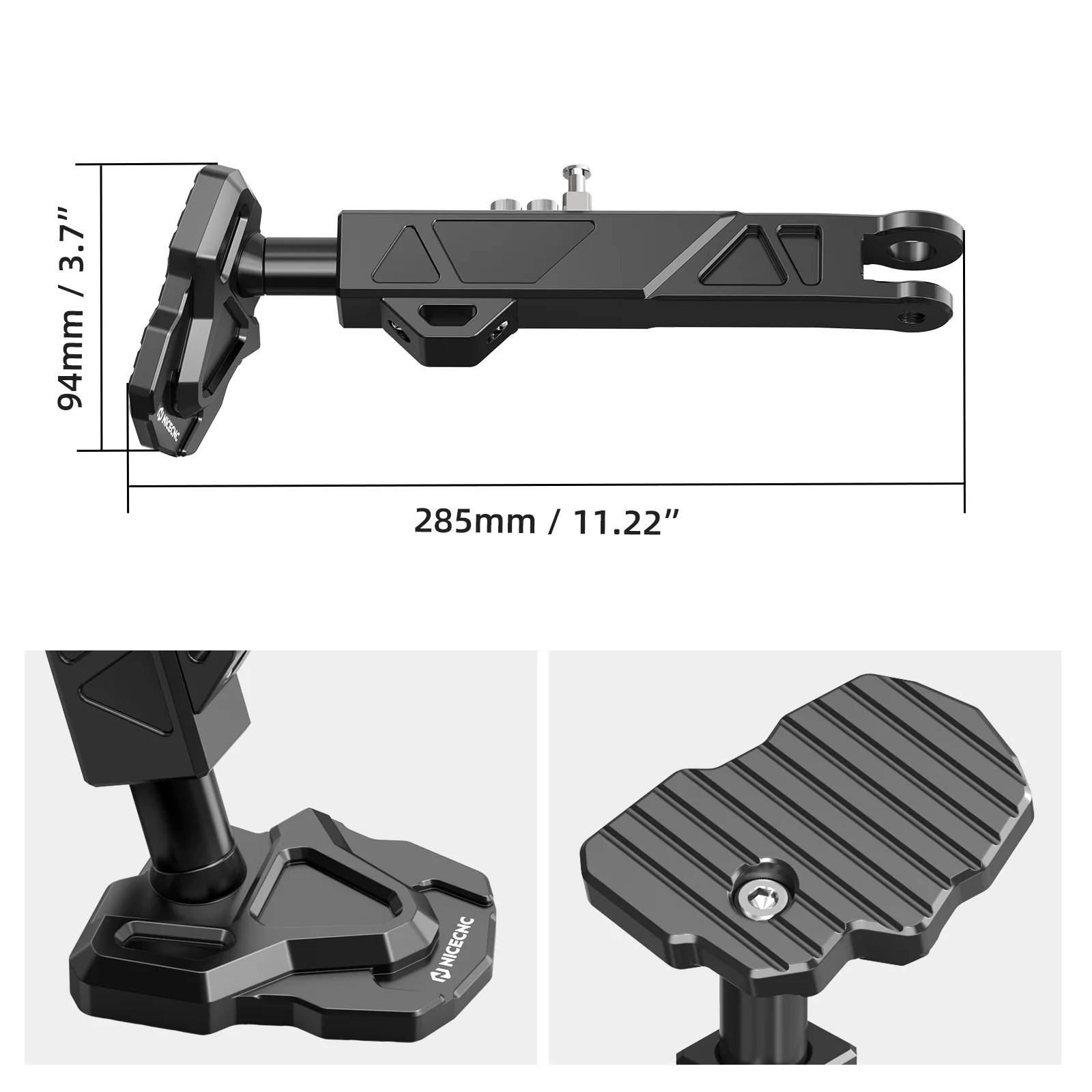 Adjustable Kickstand Side Stand For Honda Africa Twin CRF 1100L 2020-2025 - Image 3