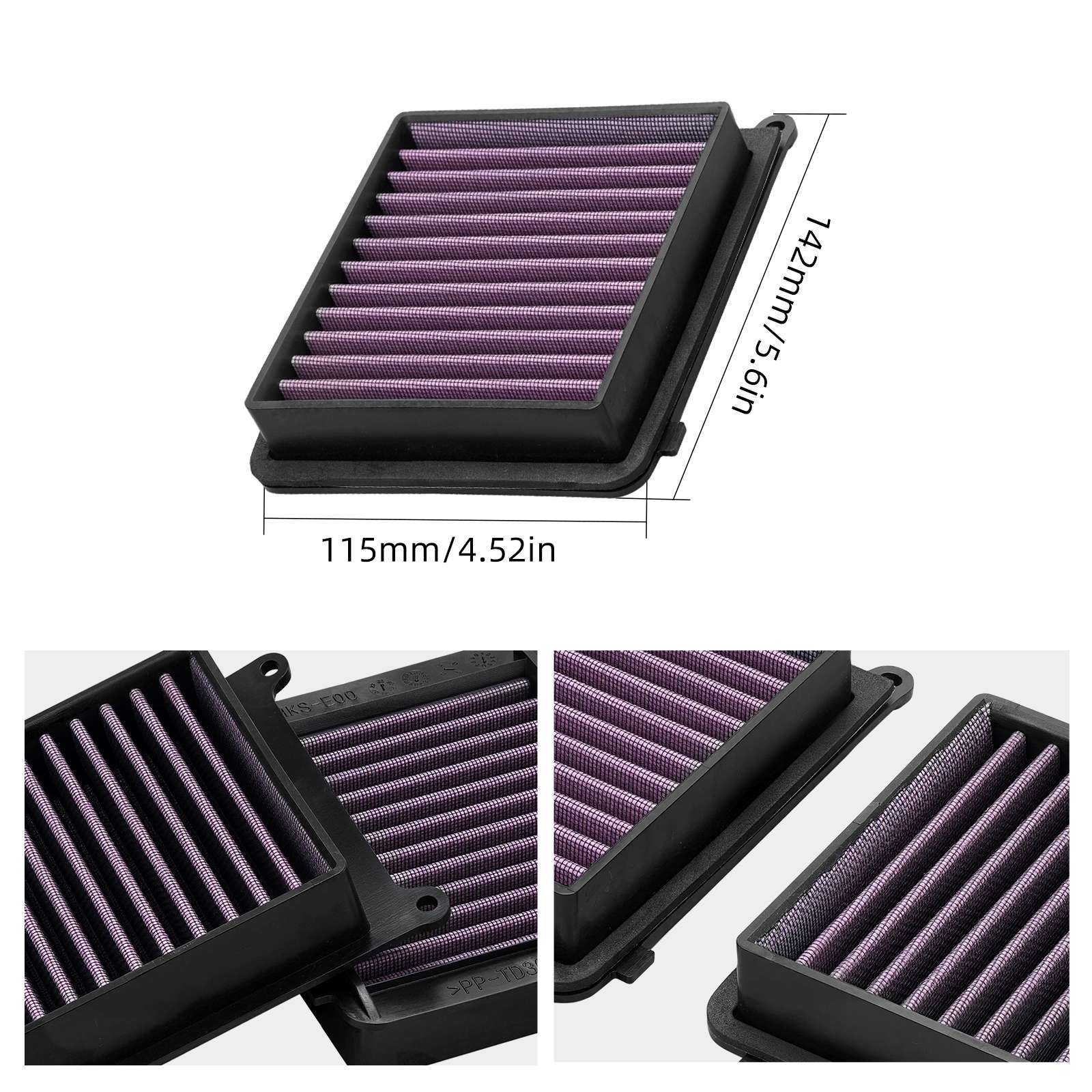 High-Flow Reusable Engine Air Filter Cleaner For Honda Africa Twin CRF 1100L 2020-2026 - Image 5