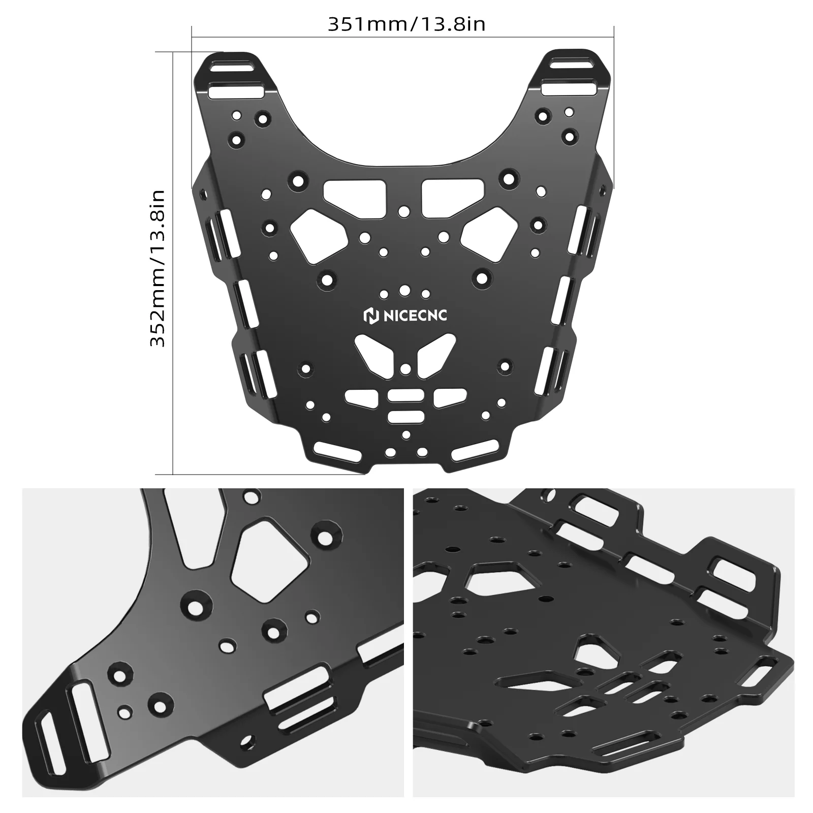 Rear Luggage Rack Cargo Carrier Kit For Honda Africa Twin CRF 1100L 2022-2026 - Image 3