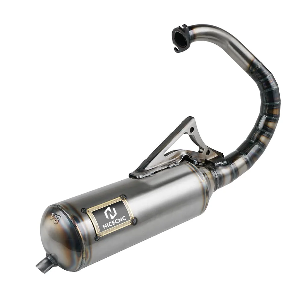 Performance Exhaust Muffler Pipe Kit For Honda DIO SA50 SR50 SK50 SYM DD50 Kymco ZX DJ - Image 3