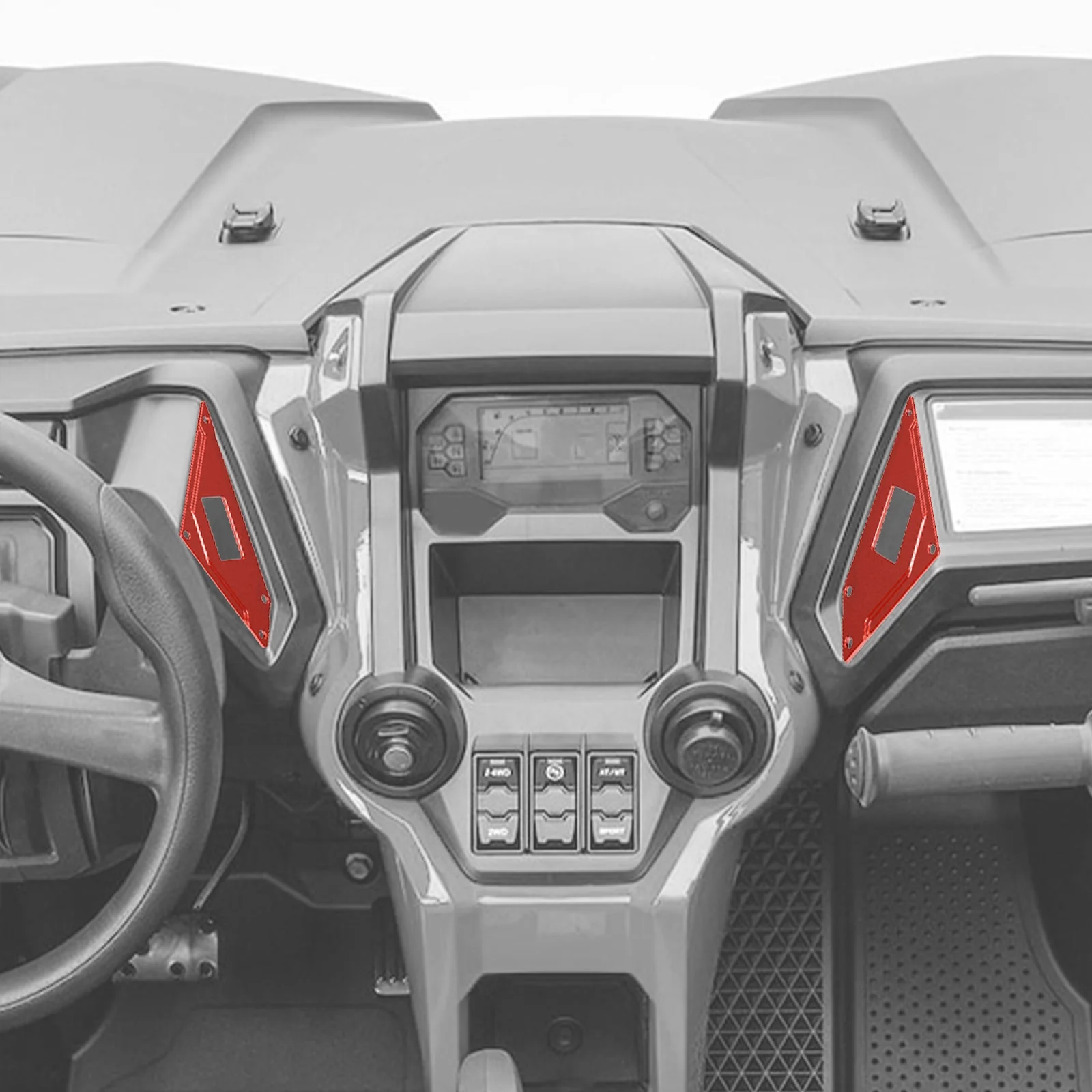 Left & Right Drivers Side Rocker Switch Panel Plate For Honda Talon 1000 R X X-4 - Image 2