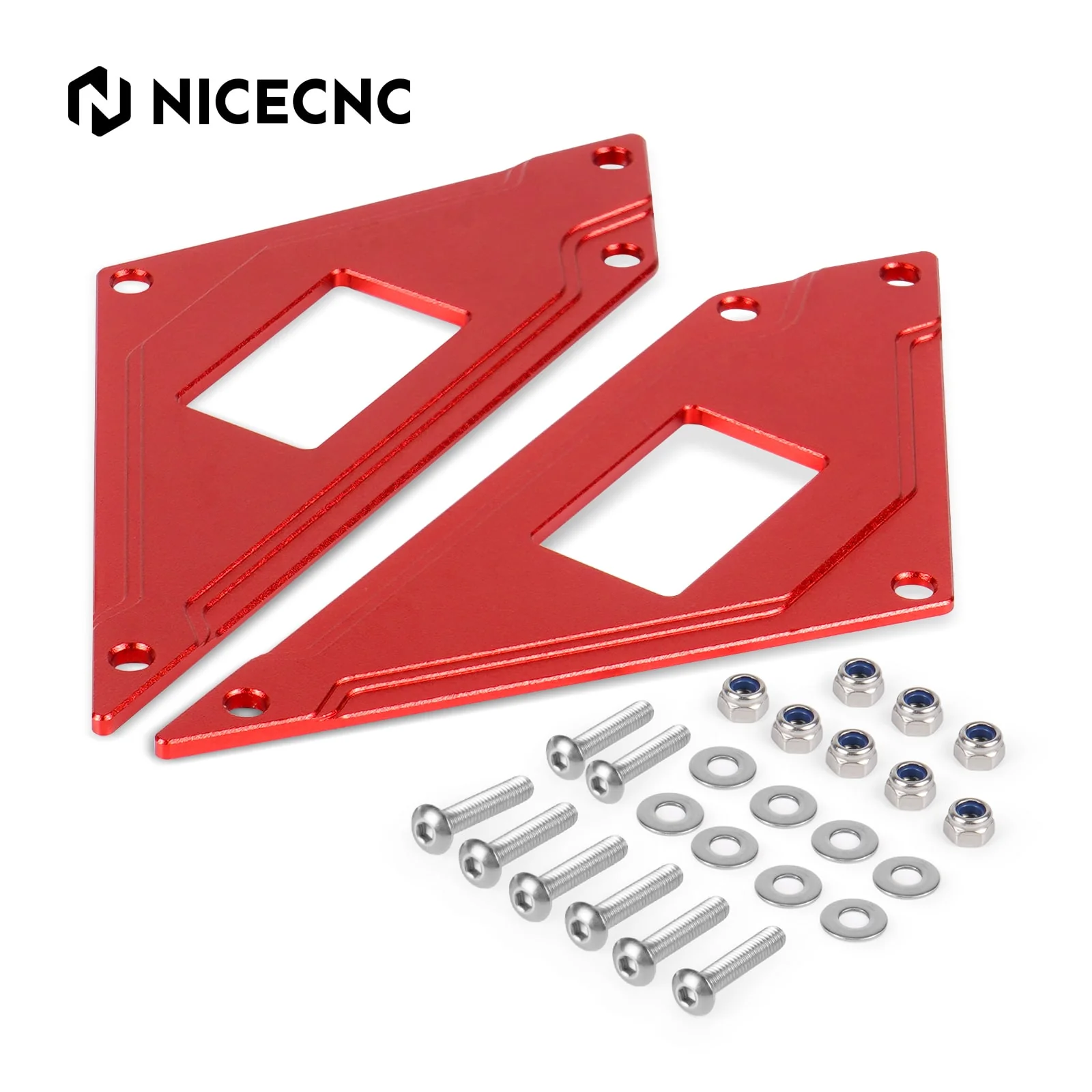 Left & Right Drivers Side Rocker Switch Panel Plate For Honda Talon 1000 R X X-4 - Image 4