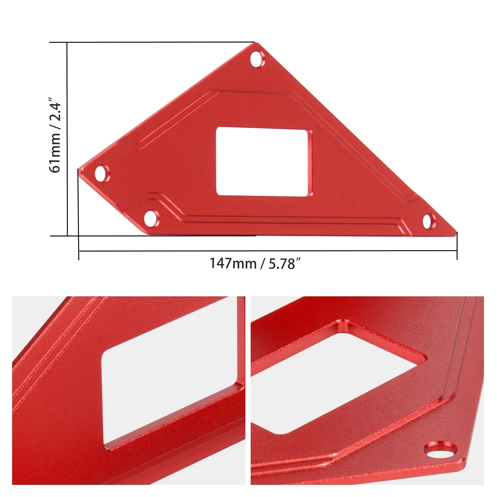 Left & Right Drivers Side Rocker Switch Panel Plate For Honda Talon 1000 R X X-4 - Image 5