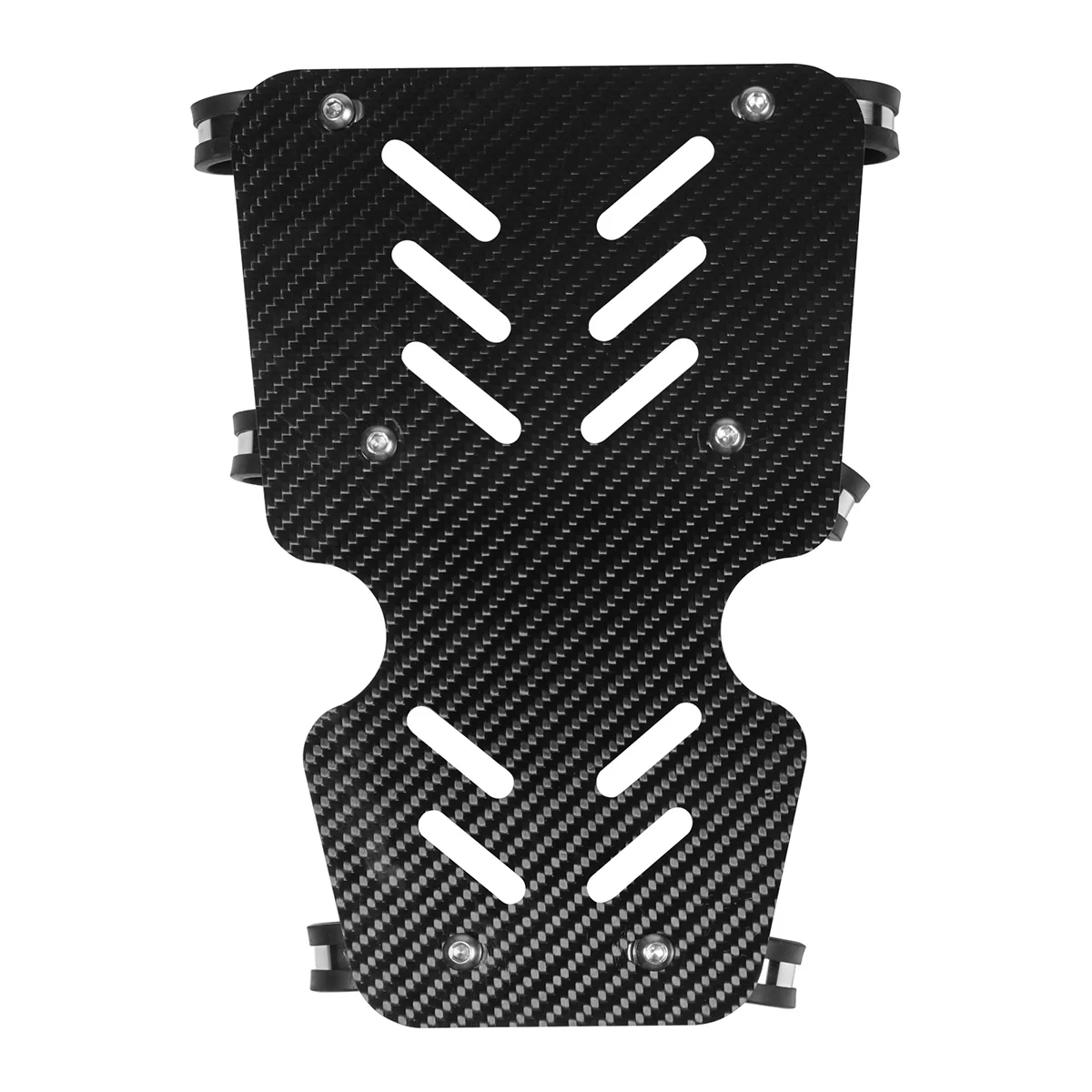 ATV Carbon Fiber Radiator Frame Mud Splash Guard For Honda TRX 450 R / ER - Image 8