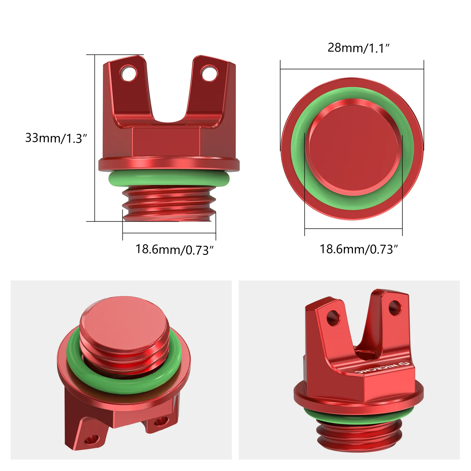 ATV Crankcase Cover Oil Filler Caps For Honda TRX 450 R / ER 2006-2014 - Image 5