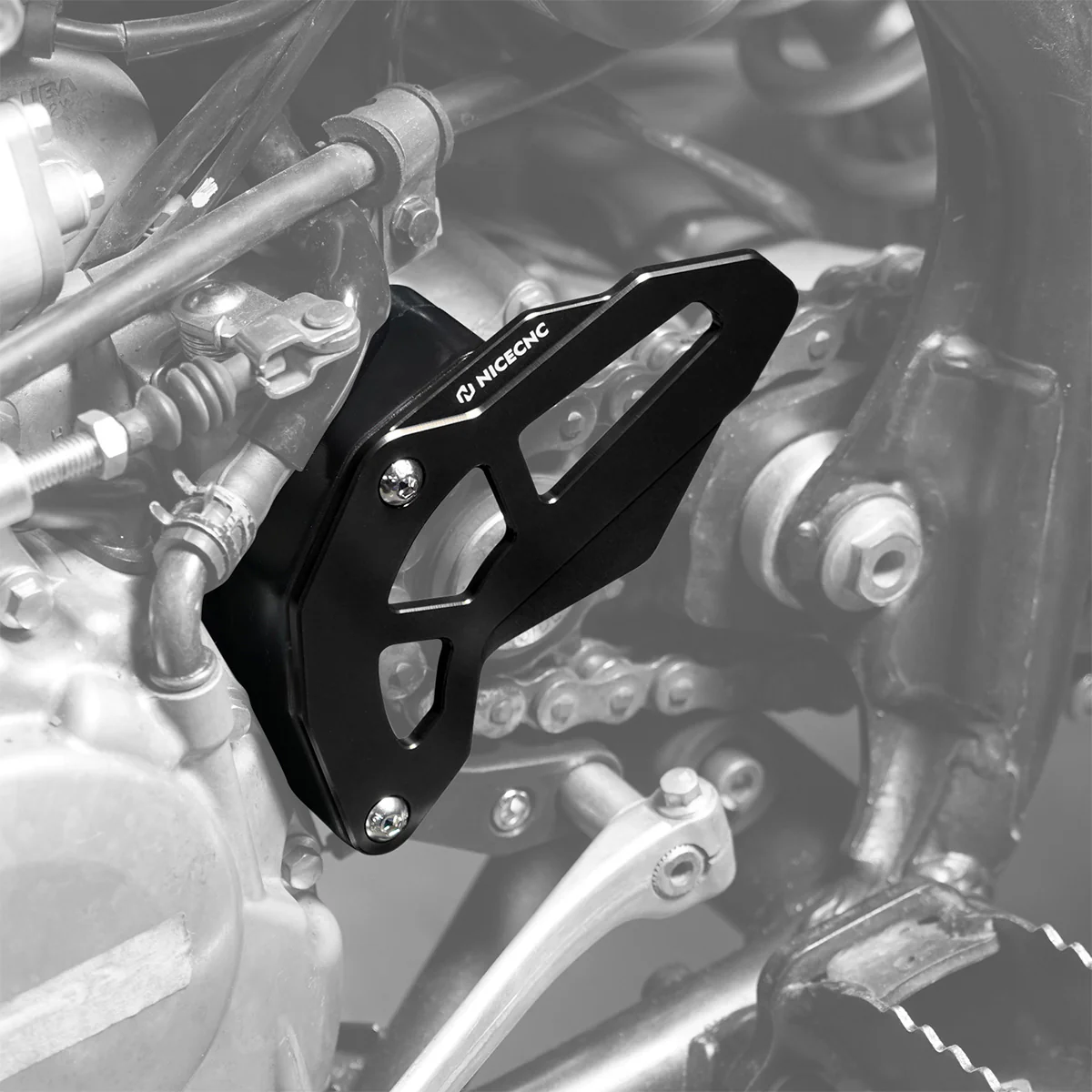 ATV Engine Case Saver Chain Guard Trim Panel For Honda TRX 450 R / ER - Image 3
