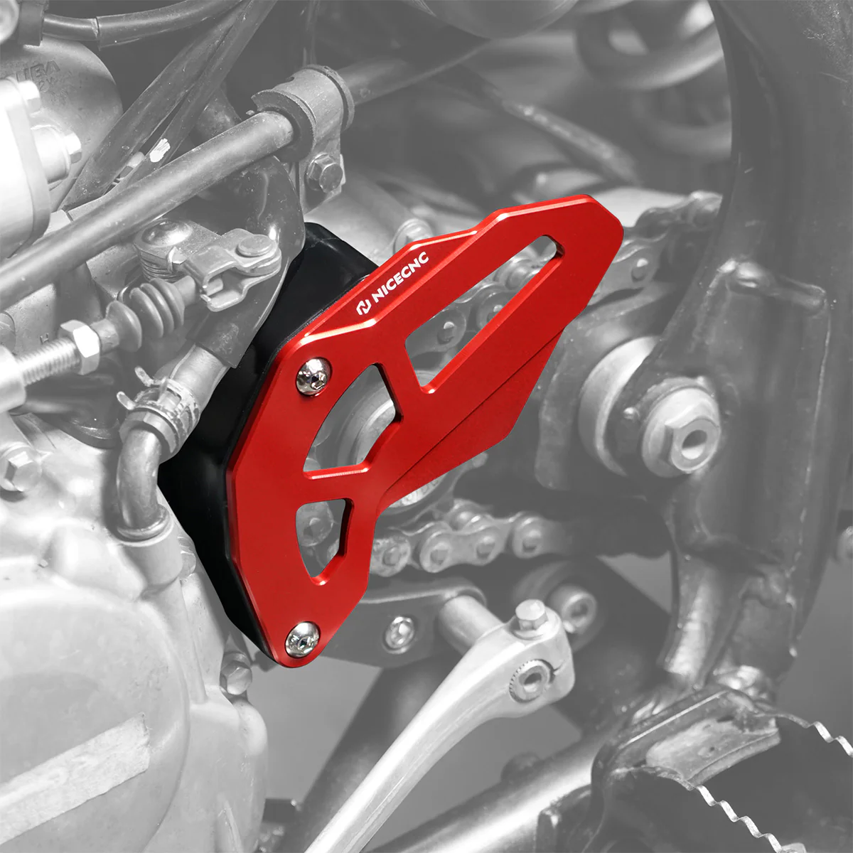 ATV Engine Case Saver Chain Guard Trim Panel For Honda TRX 450 R / ER - Image 7