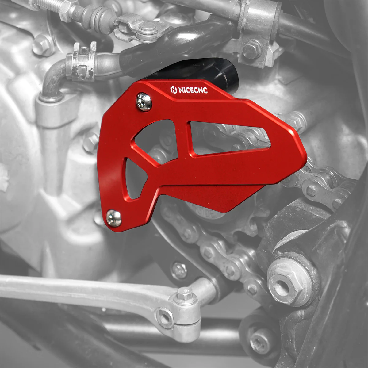 ATV Engine Case Saver Chain Guard Trim Panel For Honda TRX 450 R / ER - Image 8