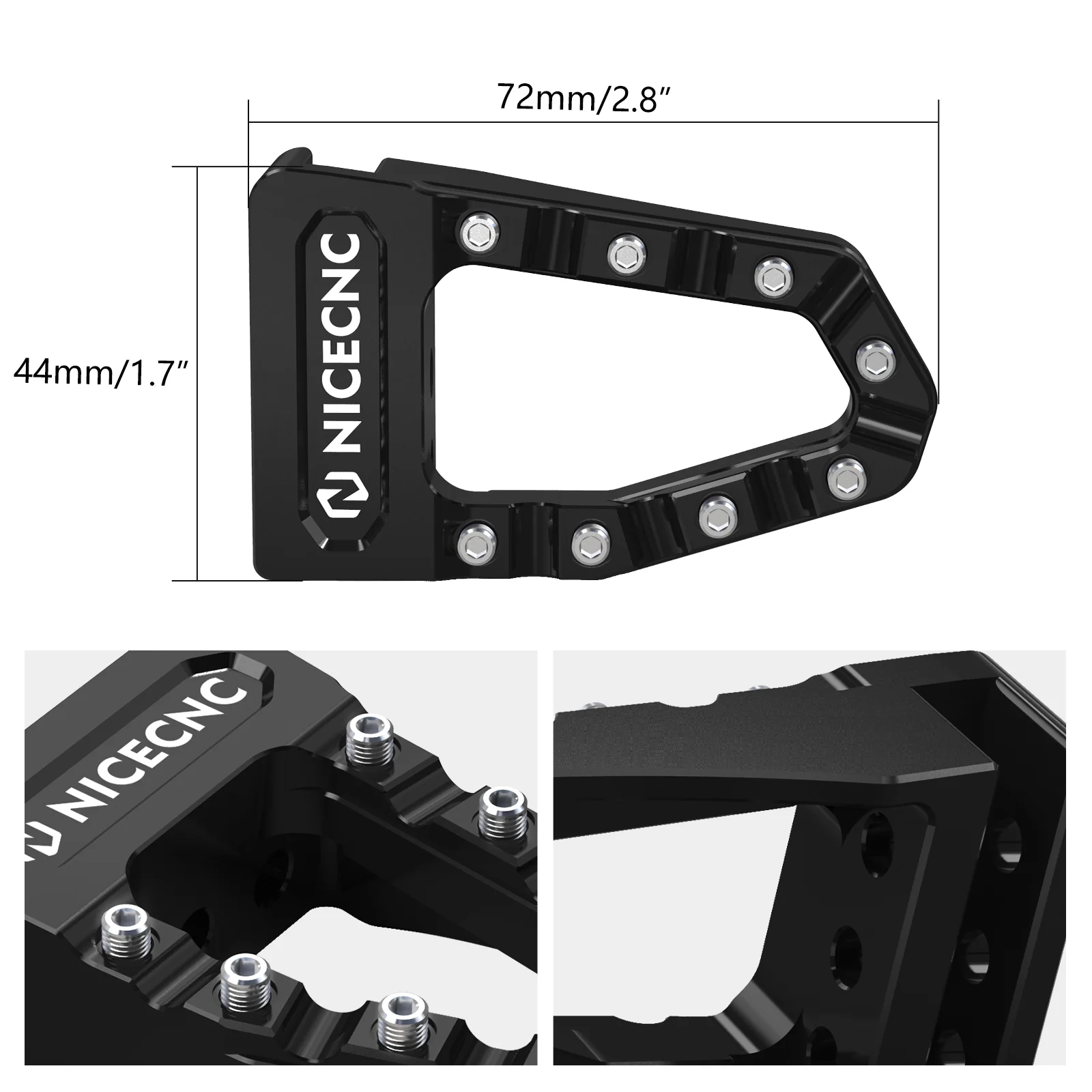 ATV Enlarged Adjustable Rear Brake Pedal Lever Tip For Honda TRX 450 R / ER - Image 11