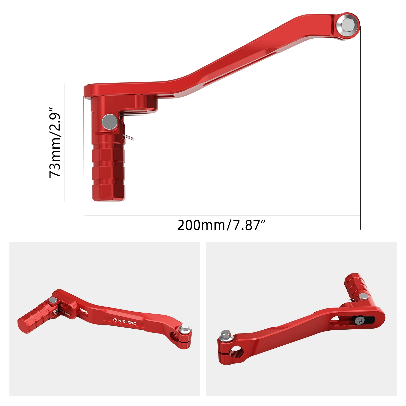 ATV Folding Gear Shift Lever Foot Pedal For Honda TRX 450 R / ER 2006-2014 - Image 6