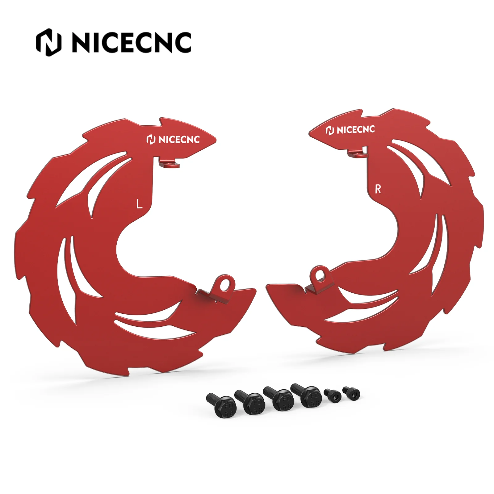 ATV Front Brake Disc Rotor Rock Guards Kit For Honda TRX 450 R / ER 2006-2014 - Image 4