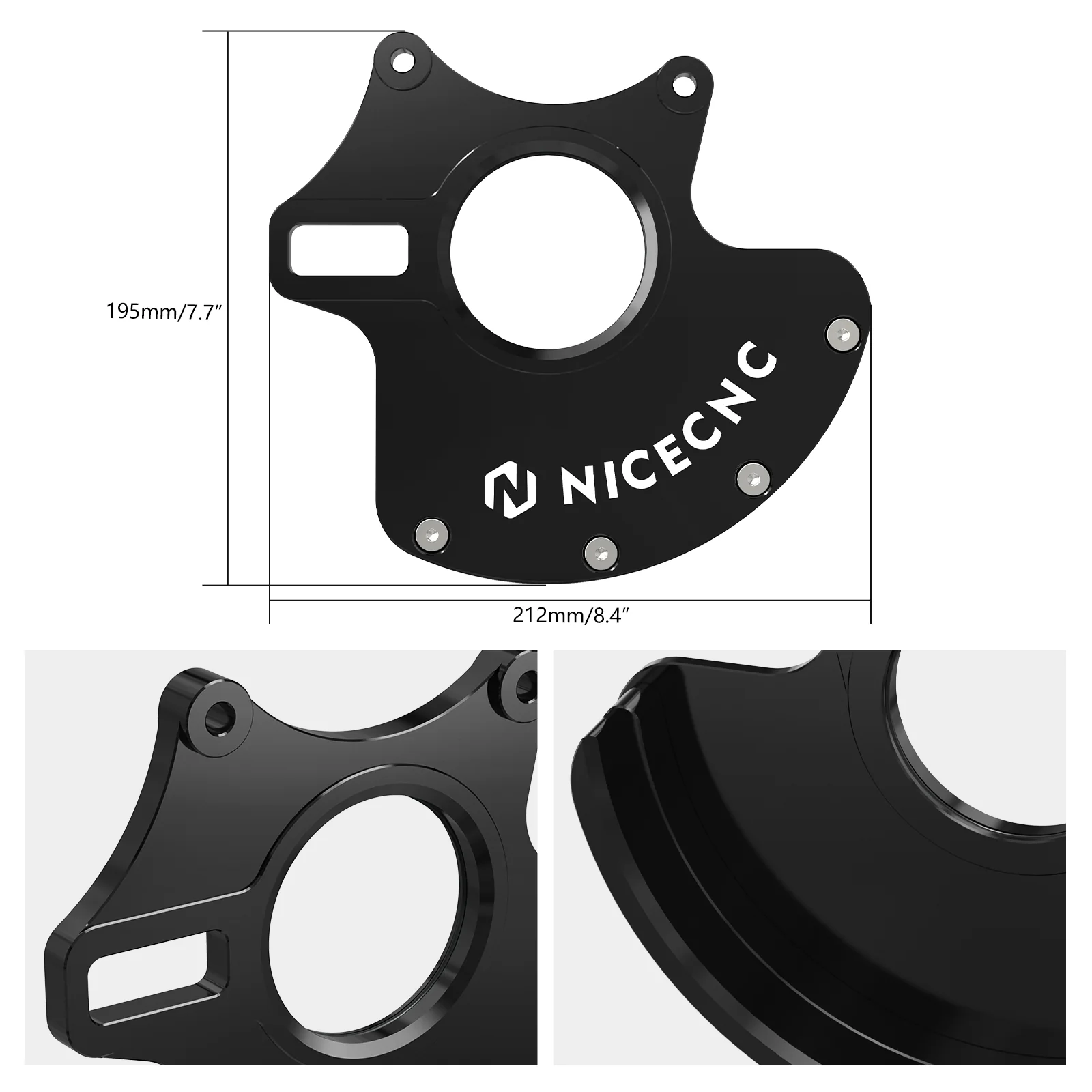 ATV Rear Brake Caliper Bracket Rotor Guard For Honda TRX 450 R / ER 2006-2014 - Image 11
