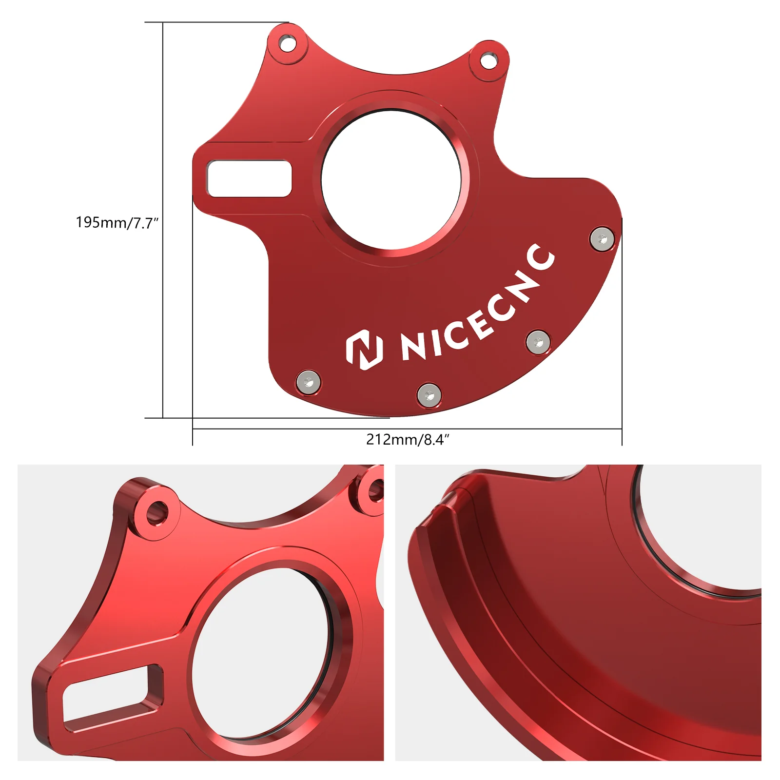 ATV Rear Brake Caliper Bracket Rotor Guard For Honda TRX 450 R / ER 2006-2014 - Image 5