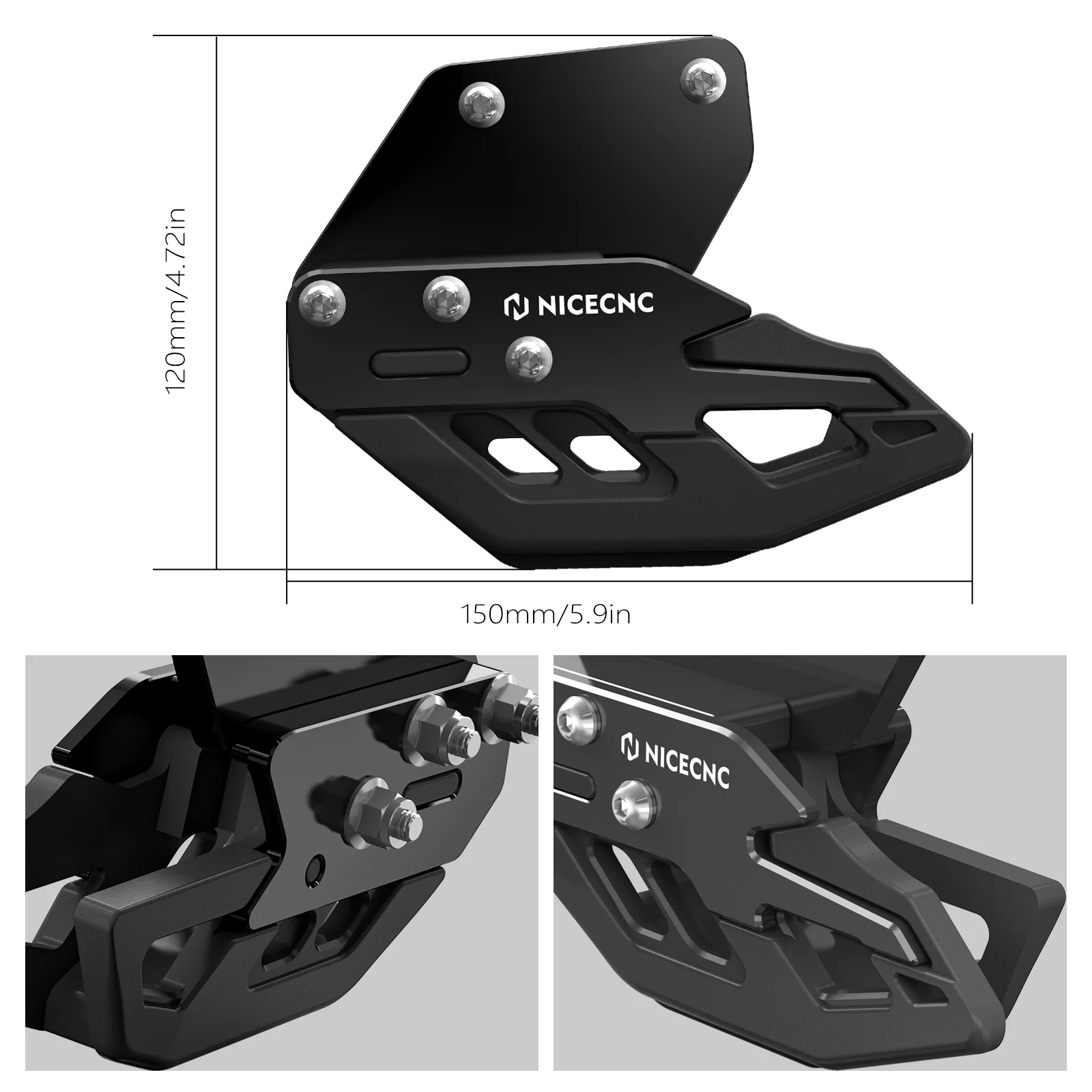 ATV Rear Swingarm Chain Guide Slider For Honda TRX 450 R / ER 2006-2014 - Image 11