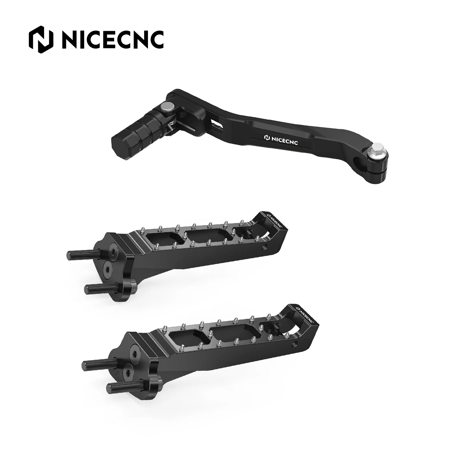 ATV Rider Foot Pegs Rest Pedals Kit For Honda TRX 450 R / ER 2006-2014 - Image 15