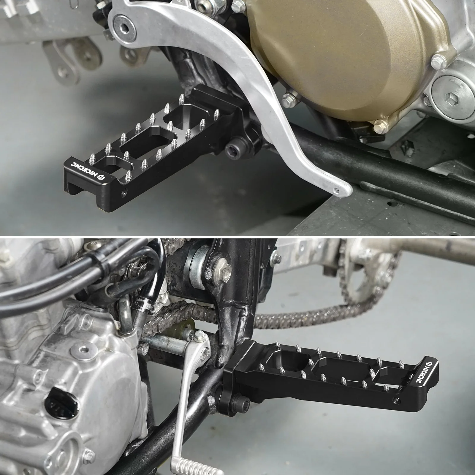 ATV Rider Foot Pegs Rest Pedals Kit For Honda TRX 450 R / ER 2006-2014 - Image 3