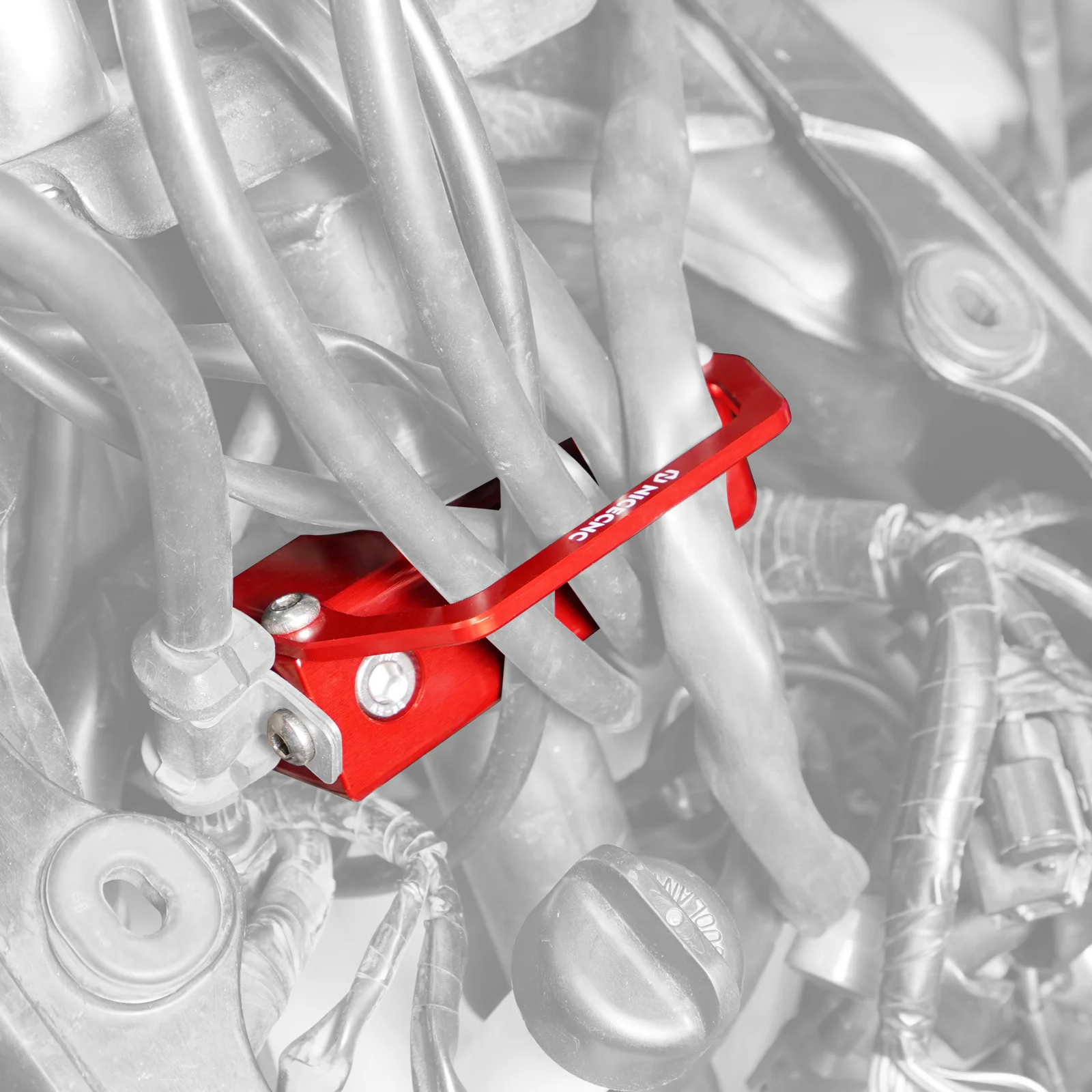 ATV Steering Stem Mount Holder Bracket & Wire Clamp For Honda TRX 450 R / ER - Image 4