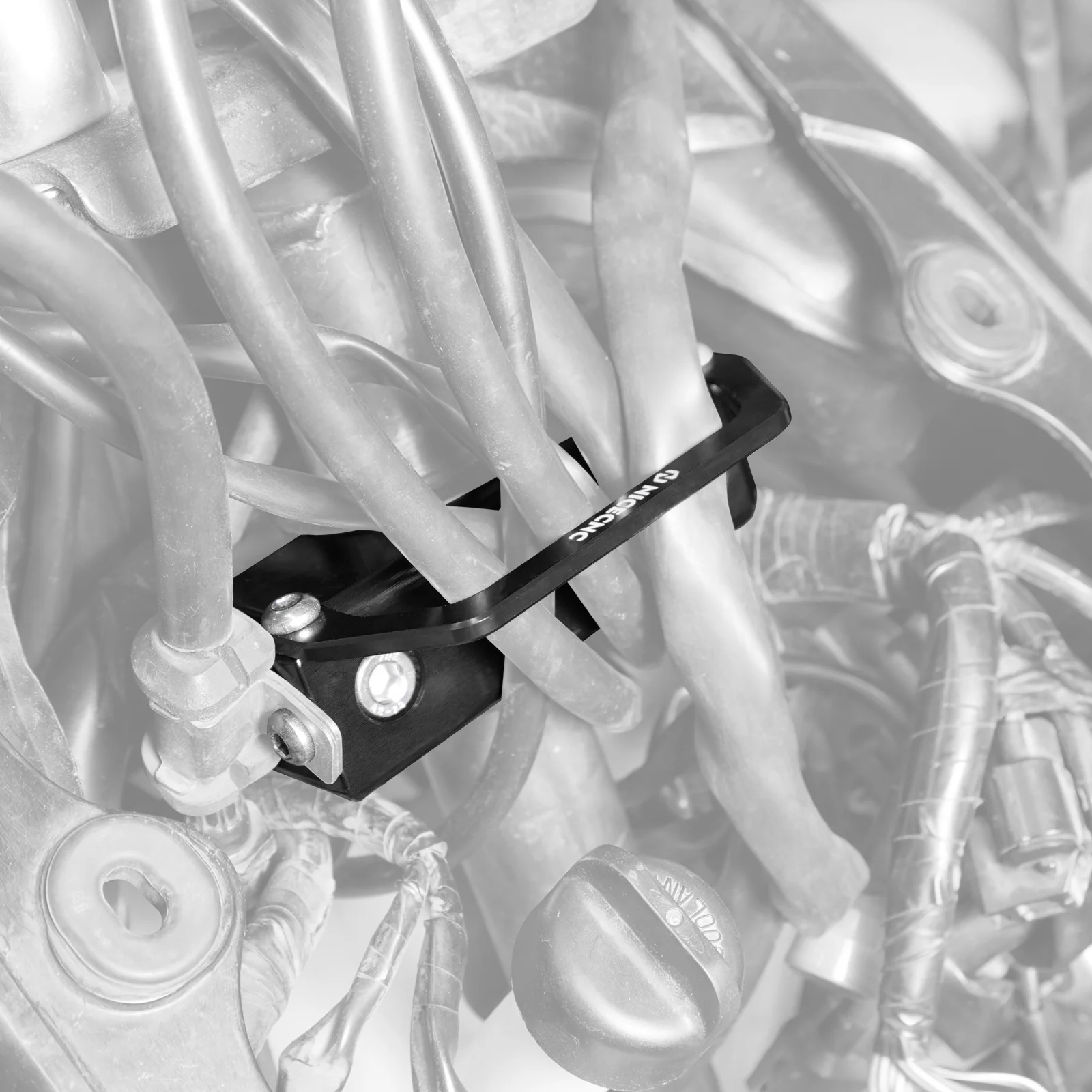 ATV Steering Stem Mount Holder Bracket & Wire Clamp For Honda TRX 450 R / ER - Image 5