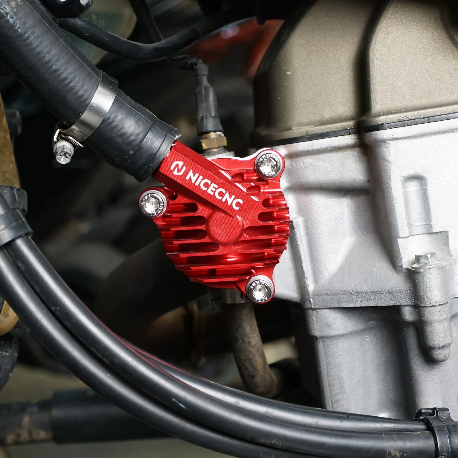 ATV Thermostat Cover Thermost Housing Guard For Honda TRX 450 R / ER 06-14 - Image 13