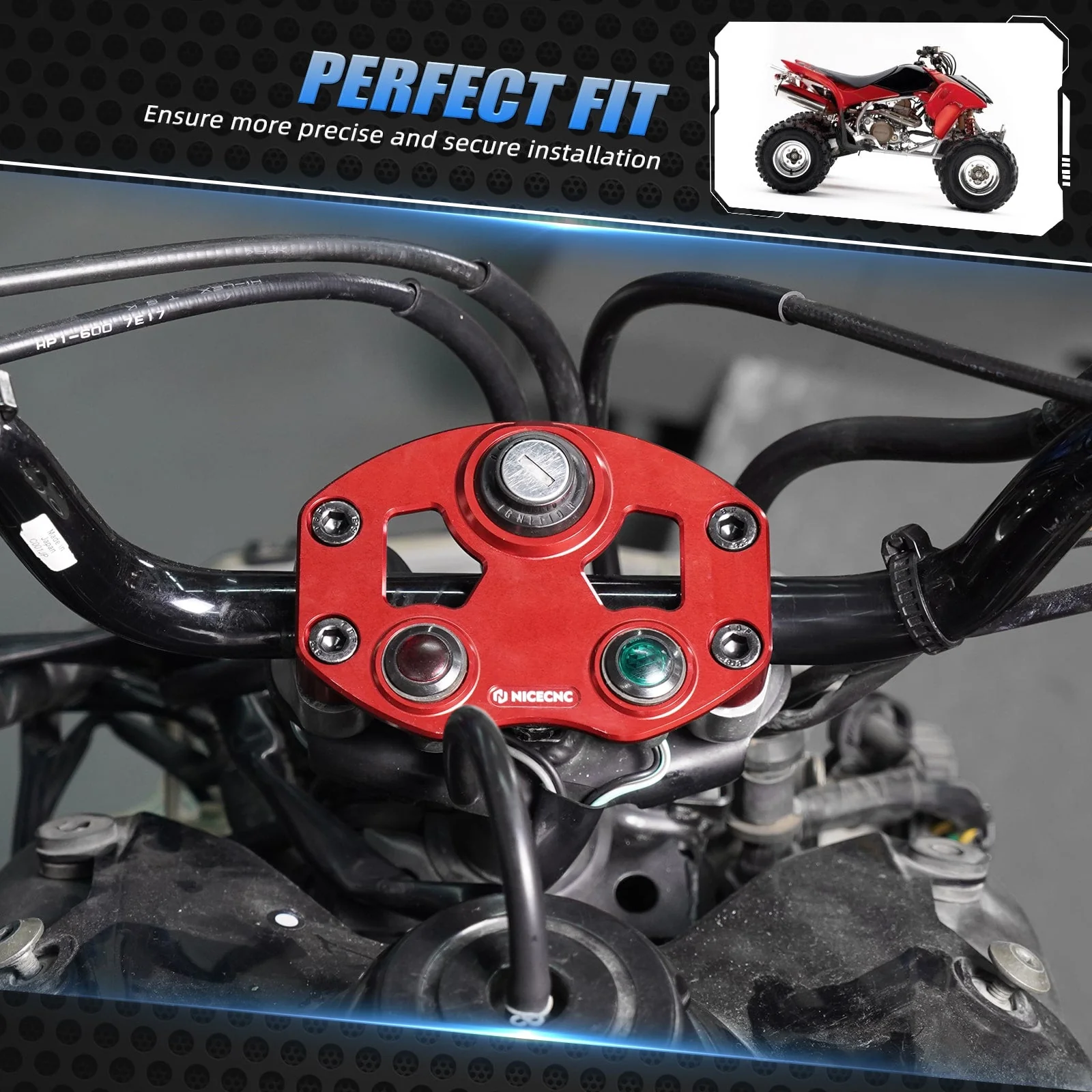 ATV Throttle Case Cover Guard w/Gasket For Honda TRX 450 R / ER 2006-2014 - Image 17