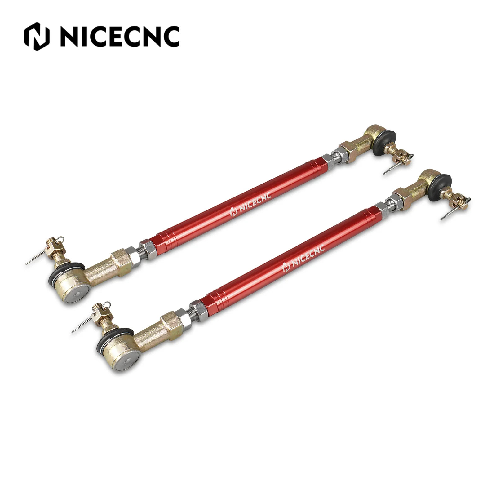 ATV Steering Tierods w/Tie Rod Ball Joints Ends Kit For Honda TRX 450 R / ER