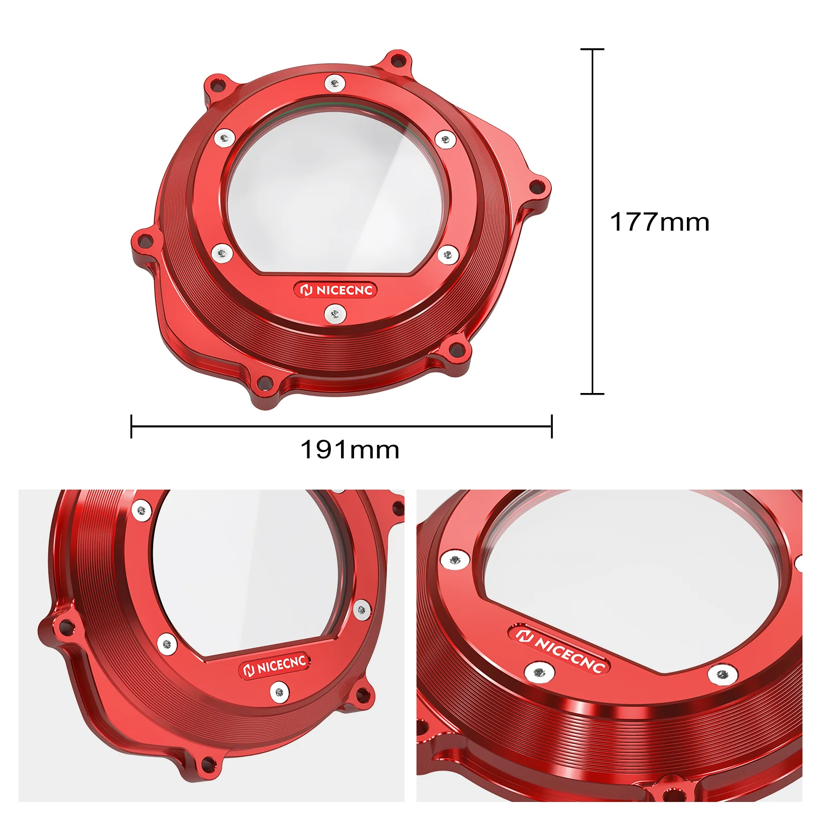 ATV Transparent Engine Clutch Cover Guard For Honda TRX 450 R / ER - Image 7