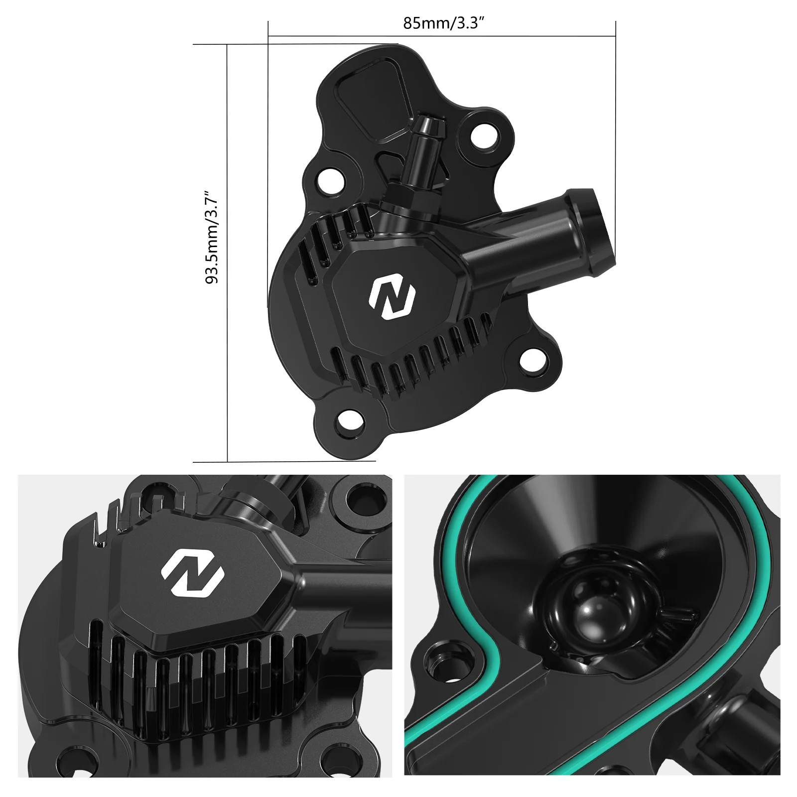 ATV Water Pump Housing Cover Guard For Honda TRX 450 R / ER 06-14 - Image 14