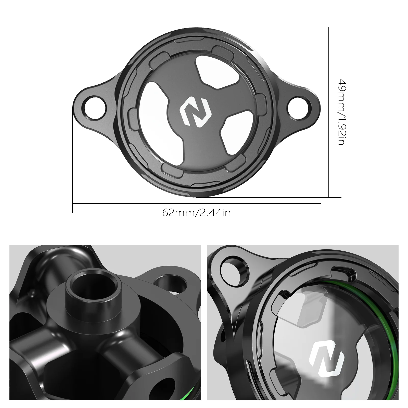 Transparent Clear Oil Filter Cover Cap For Honda TRX 450 R / ER CRF450R CRF450X - Image 14