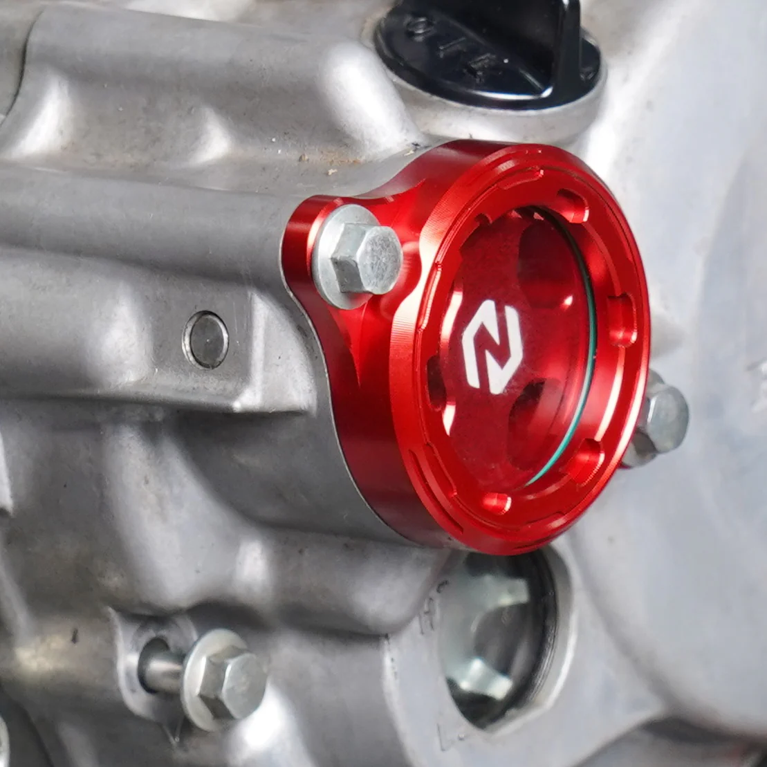 Transparent Clear Oil Filter Cover Cap For Honda TRX 450 R / ER CRF450R CRF450X - Image 2
