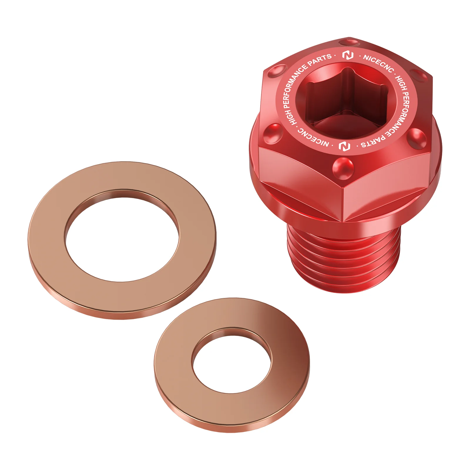 ATV Magnetic Oil Drain Bolt Plug w/ Gaskets For Honda TRX 450 R / ER TRX300X 250X 90X - Image 4