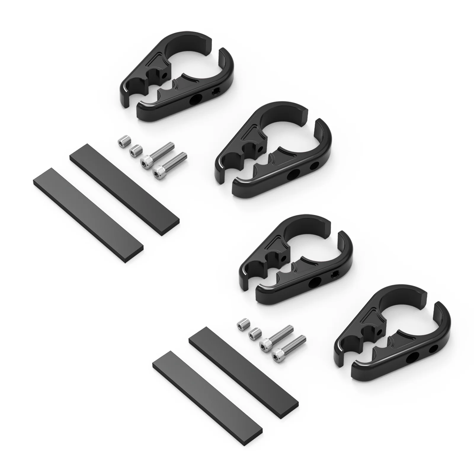 4PCS ATV A-Arm Brake Line Cable Clamps For Honda TRX 450R 250X 90X 400X - Image 12