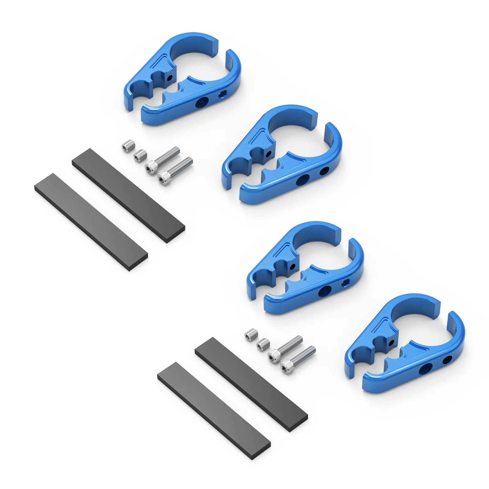 4PCS ATV A-Arm Brake Line Cable Clamps For Honda TRX 450R 250X 90X 400X - Image 17