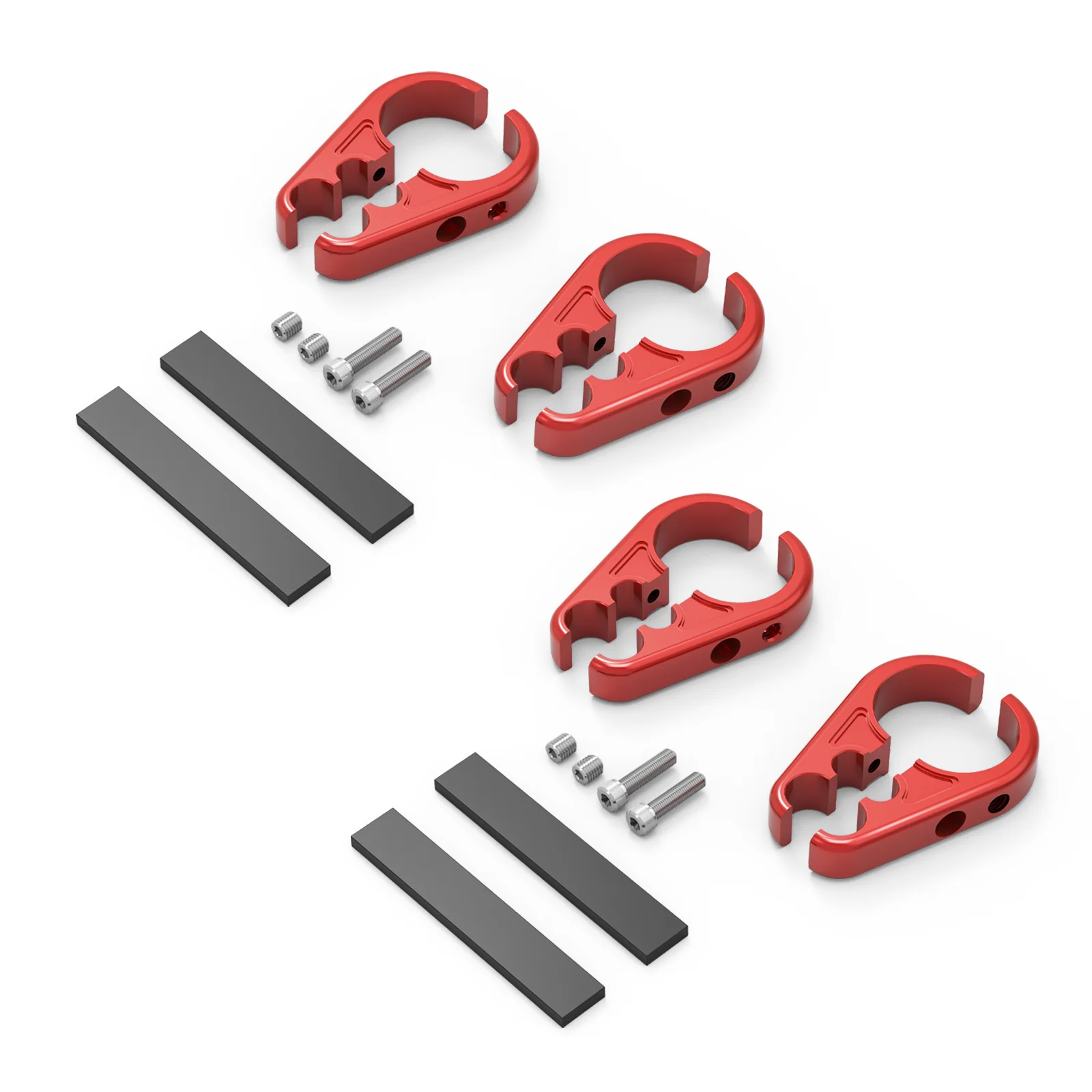 4PCS ATV A-Arm Brake Line Cable Clamps For Honda TRX 450R 250X 90X 400X - Image 7