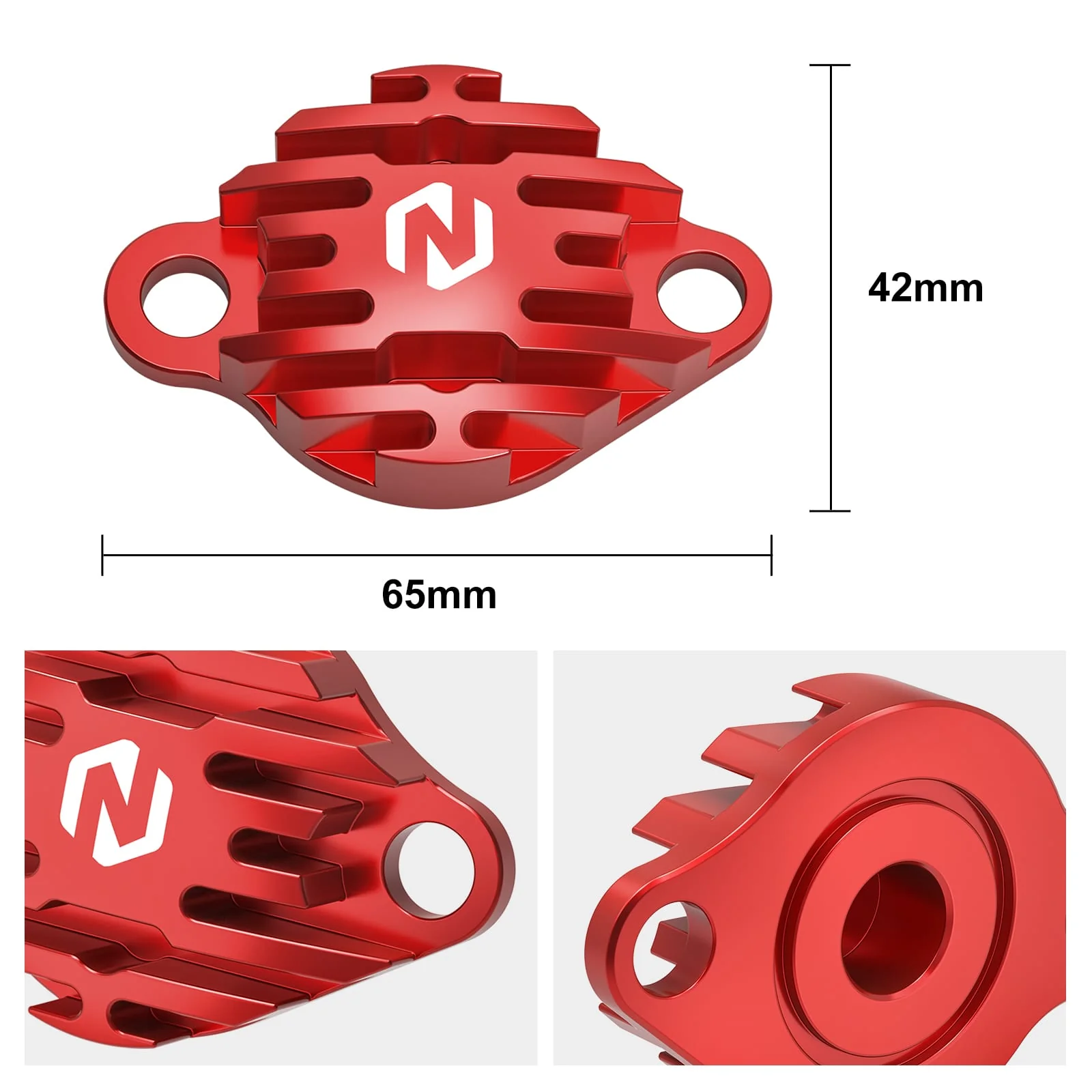 ATV Parking Brake Caliper Block Off Cover Plate For Honda TRX 450 R / ER 300EX 400EX - Image 5