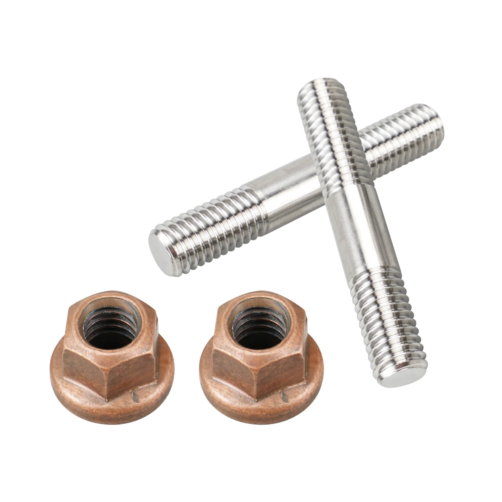 ATV Exhaust Muffer Head Pipe Studs Nuts Bolts Kit For Honda TRX 450R / ER - Image 7