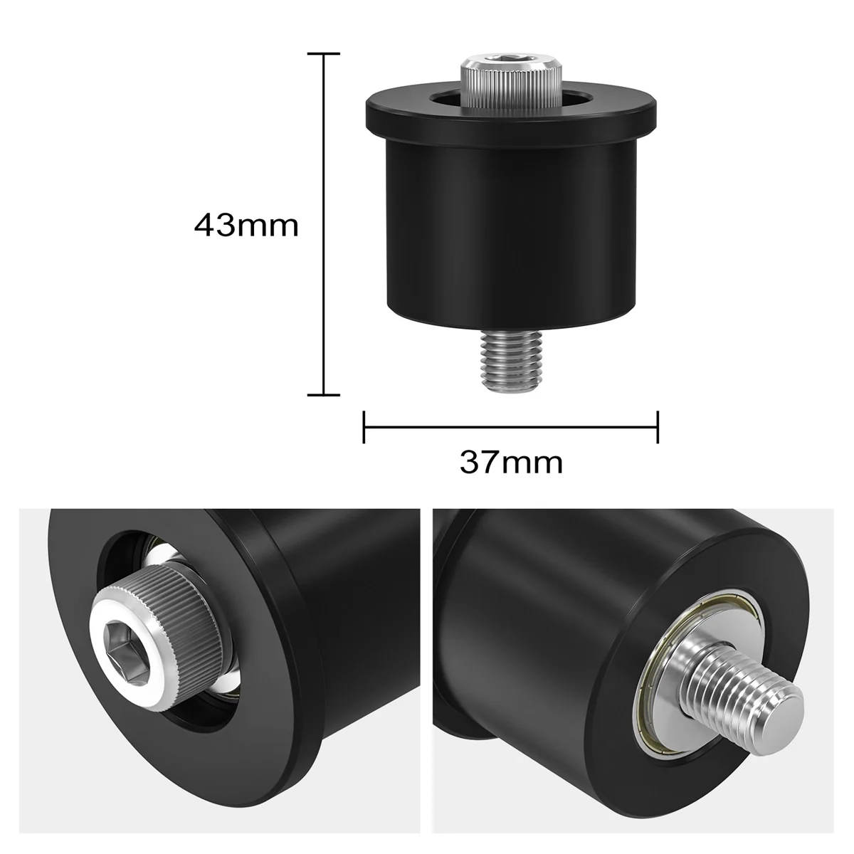 Lower Chain Roller Slider Guide Kit For Honda TRX 450 R ER CR250R CRF250X - Image 3