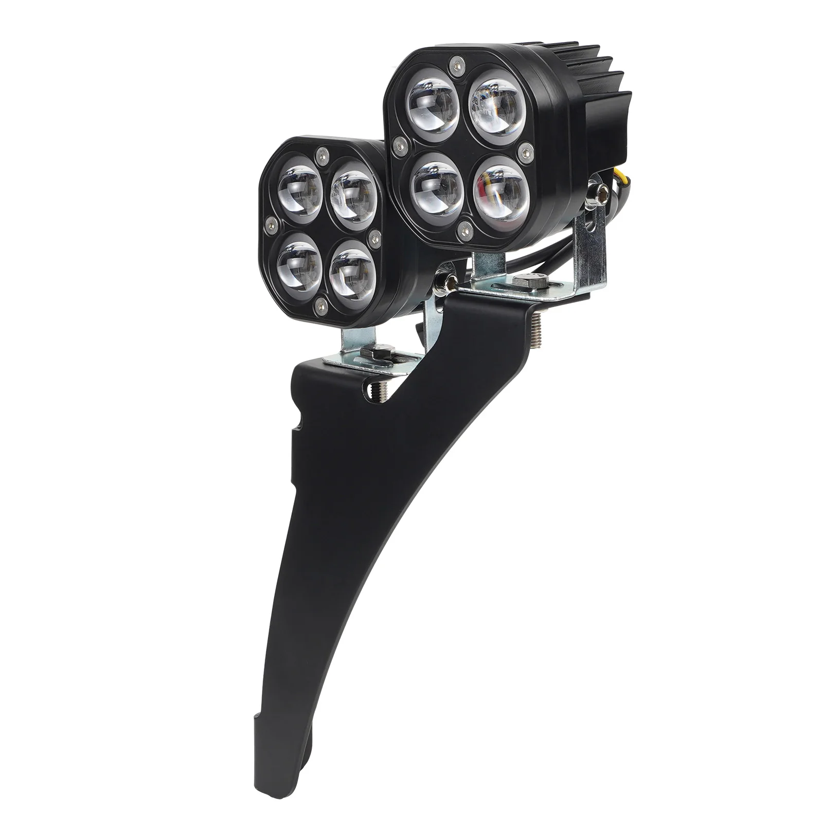 ATV LED Front Headlights Work Lights W/Adjustable Bracket For Honda TRX450 R / ER - Image 10