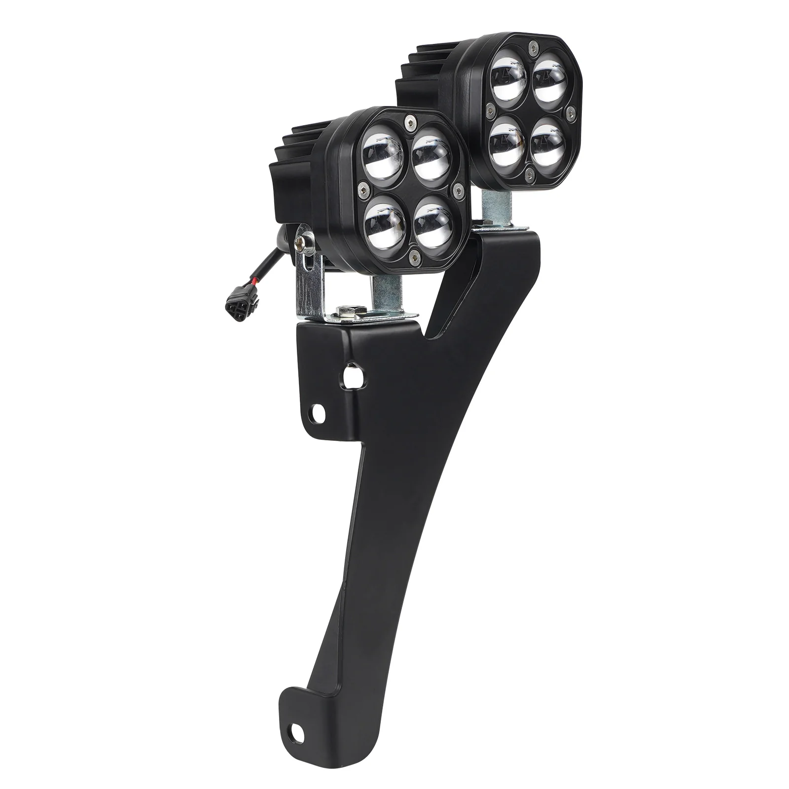 ATV LED Front Headlights Work Lights W/Adjustable Bracket For Honda TRX450 R / ER - Image 4
