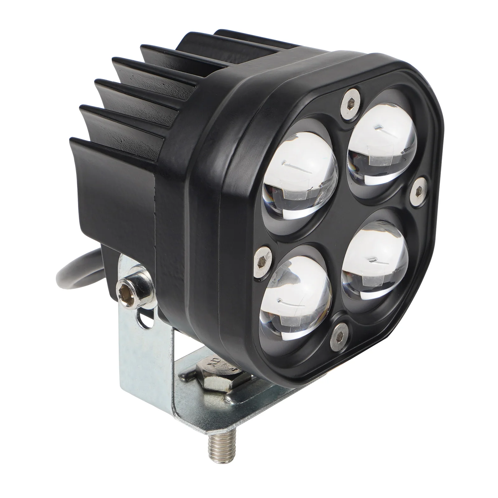 ATV LED Front Headlights Work Lights W/Adjustable Bracket For Honda TRX450 R / ER - Image 9